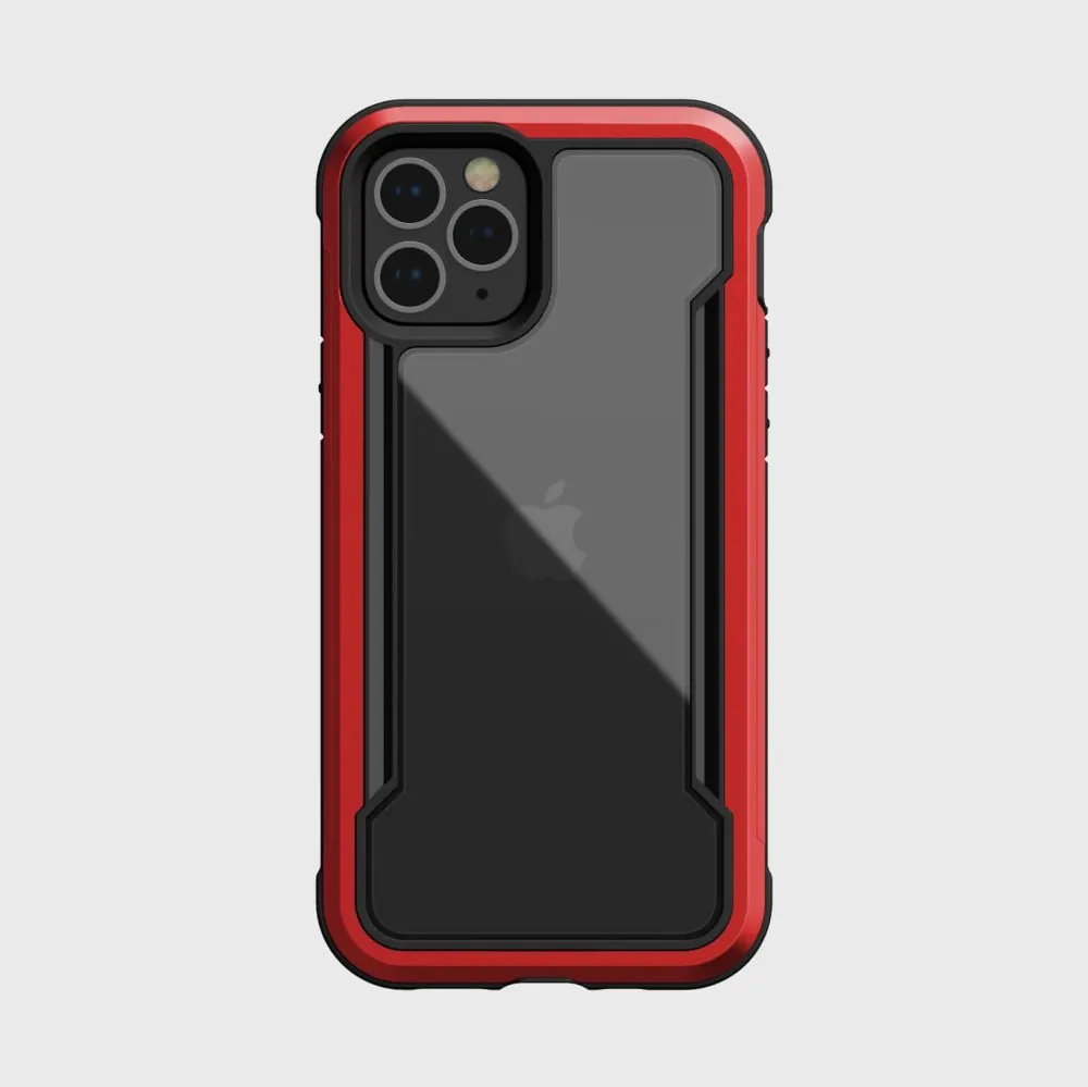 Raptic Shield iPhone 12 レッド 背面